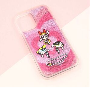 パワーパフガールズ iPhone16 バンパー動くキラキララメグリッターケース