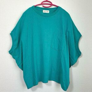 【キューブシュガー】USコットン 天竺 コクーン プルオーバー ビッグTシャツ ゆったりサイズ