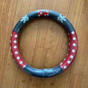 ミニーマウス ハンドルカバーSサイズ用※写真③は、ビニールのみ亀裂です