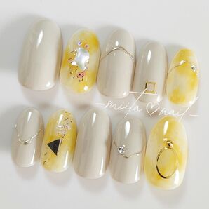 ネイルチップ オーダーチップ ニュアンスネイル 春ネイル 夏ネイル【18】