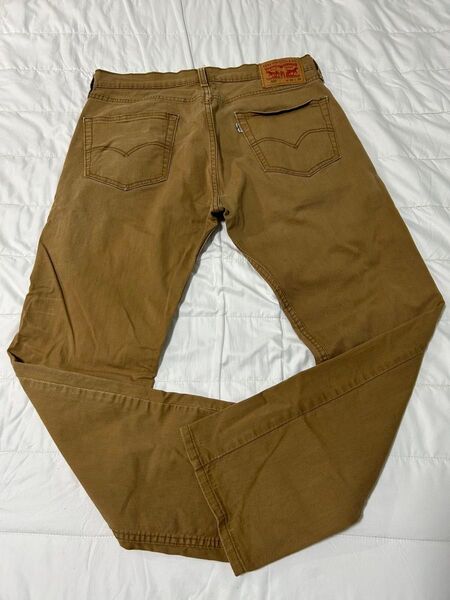 Levi's 505スリムフィットジーンズ ブラウン 33×30