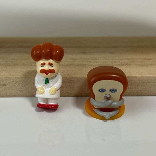 【美品】パンどろぼう おじさん 入浴剤 フィギュア ミニフィギュア