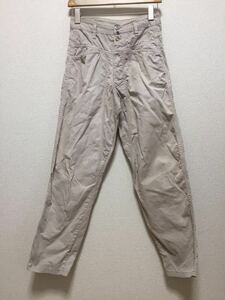 80's 90's MARITHE FRANCOIS GIRBAUD Мали te franc sowa Jill bo- дизайн брюки 42 оттенок бежевого PANTS