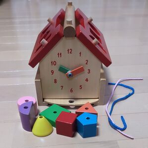 エド・インター 森のあそび道具シリーズ あそびのおうち 2才〜 木のおもちゃ 知育玩具