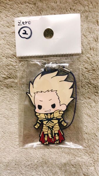Fate/Zero アーチャー ギルガメッシュ ラバーキーホルダー ラバーストラップ 新品未使用品 タイプムーン