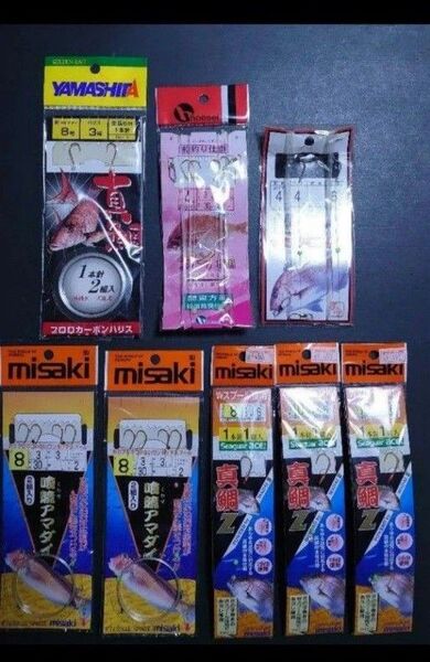 真鯛仕掛け ① 真鯛 マダイ ミサキ 船真鯛 コマセマダイ まとめて