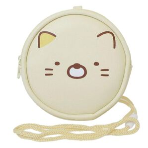 サンアート すみっコぐらし 丸形コインケース ねこ
