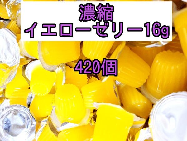 濃縮イエローゼリー16g 420個 昆虫ゼリー プロゼリー オオクワ カブトムシ クワガタ 小動物 モモンガ ハリネズミ ハムスター