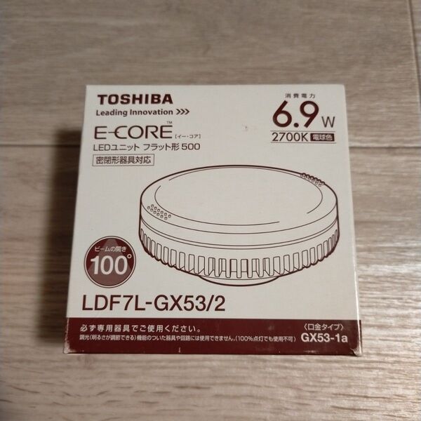 東芝ライテック E-CORE LED電球 LEDユニットフラット形 6.9W