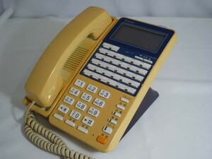  Tamura (Tamra) made TD230(W) telephone machine mountain blow color secondhand goods MT200bm. equipment etc. connection is possible to do [TM927]