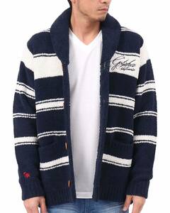  other . put on ... not about. soft . comfortable [ Gotcha ] GOTCHA cardigan LIMITED size XS navy blue color 