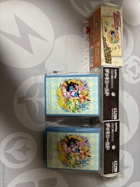 イーブイズ プレイマット+デッキシールド2個