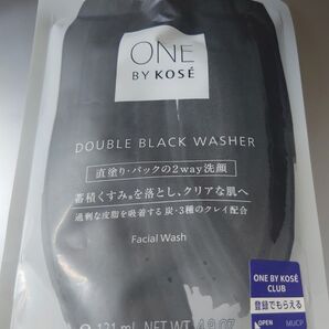 【新品未使用】ONE BYKOSE ダブルブラックウォッシャー