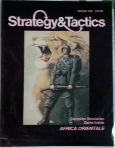 3W/STRATEGY&TACTICS NO.128/AFRICA ORIENTALE/新品駒未切断/日本語訳無し