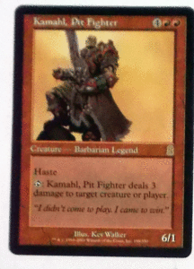 ＭTG英語/Kamahl,Pit Fighter(ピット・ファイター・カマール)/オデッセイ/レア