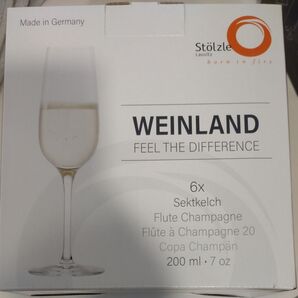 シャンパングラス weinland 6個セット 未使用