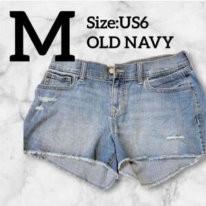 ★458 ショートパンツ デニム ヴィンテージ ジーンズ 短パン ショート OLD NAVY SEMI-FITTED 6 M 9号