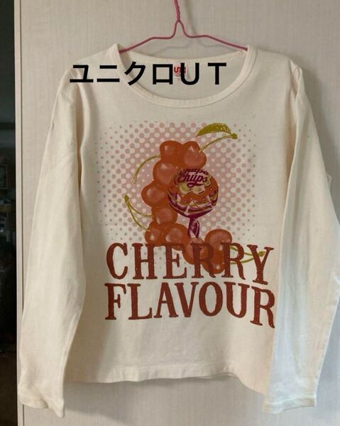 ユニクロUT チュッパチャップス チェリー 長袖Tシャツ 130
