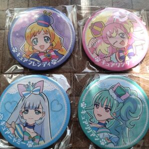 わんだふるプリキュア ビッグ缶バッジキャンデー 缶バッジのみ 4点セット ① 缶バッチ