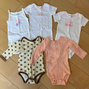 80cmロンパース 5枚セット