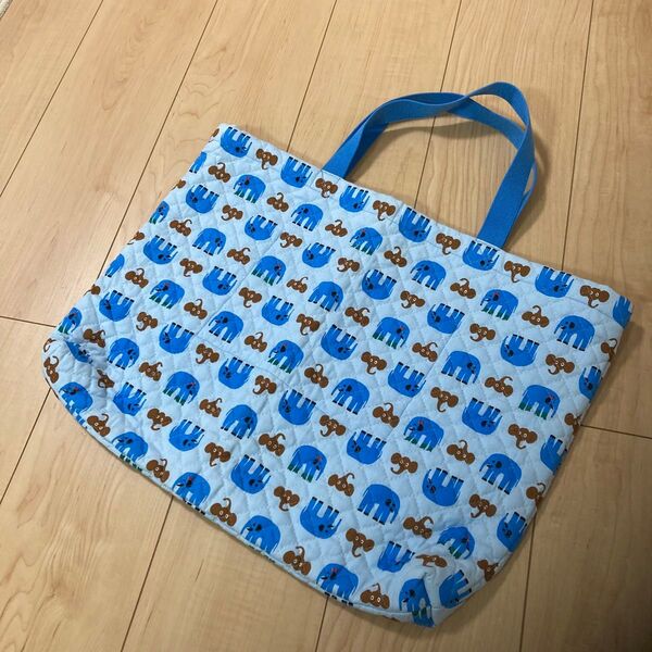 ハンドメイド トートバッグ ぞうさん 絵本バック