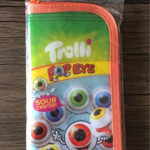 Trolli ポップアイ フラットポーチ ペンポーチ ペンケース