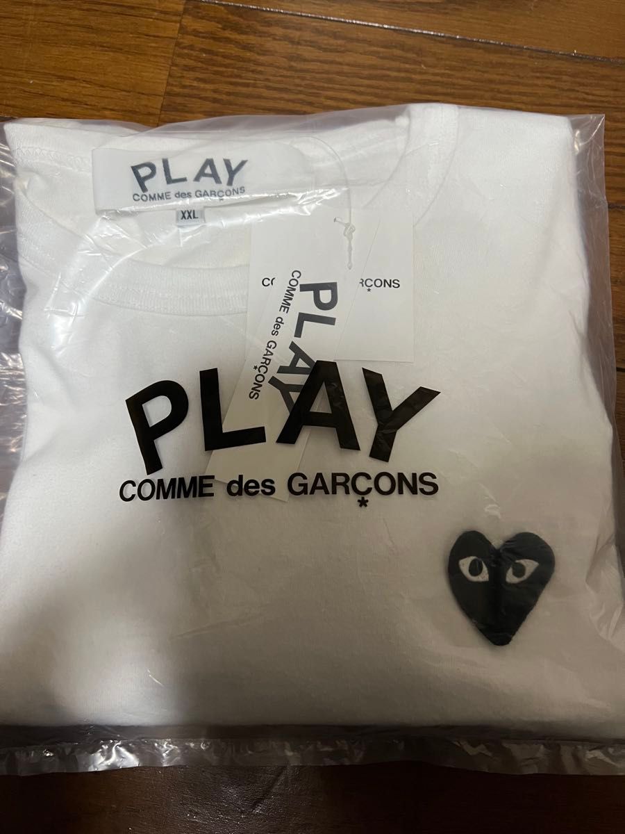 タグ付き PLAY COMME des GARCONS ハート刺繍入り ジャージ タグ付き PLAY COMME des GARCONS ハート刺繍入り ジャージ