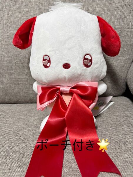 Sanrio characters×romakyun Mぬいぐるみ Vol.1 ポチャッコくじ ポーチ