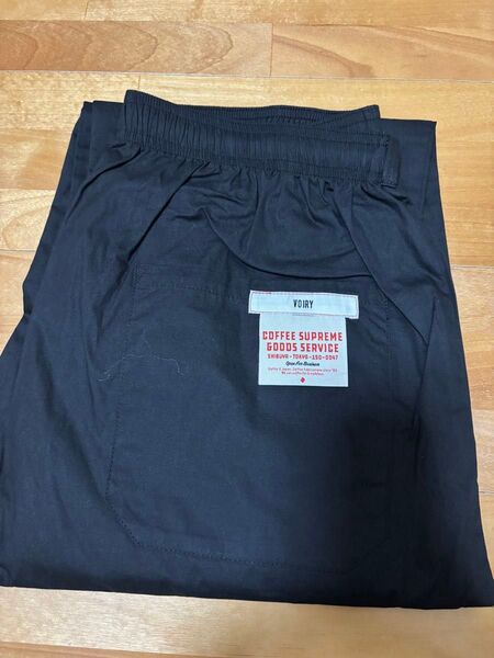 【極美品】VOIRY x COFFEE SUPREME バリスタパンツ ブラック