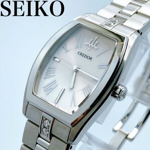 118セイコー クレドール アクア 4J81-0AE0 レディース 腕時計 美品