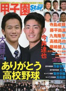 甲子園スター VOL.1 高校野球で輝いたヒーローたち★2016年発行★大西健斗/今井達也/寺島成輝/藤平尚真/九鬼隆平/高橋昂也/藤嶋健人★