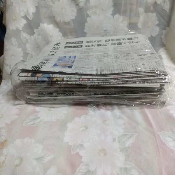 古新聞紙 約10日分(約70枚)約1.3kg