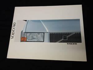 【￥1000 即決】VOLVO ボルボ 740 / 740ワゴン 7B230 / 7B230W型 専用 本カタログ 日本語版 /1992年 / ボルボジャパン 【当時もの】