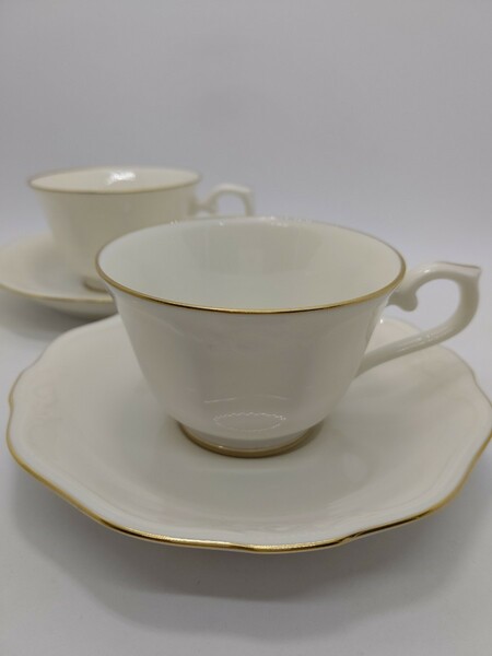 NORITAKE Contenporary ペアカップ&ソーサー2客セット