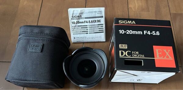 ★SIGMA 10-20mm F4-5.6★Nikon ニコン用 一眼レフ用レンズ★フィルター附属★