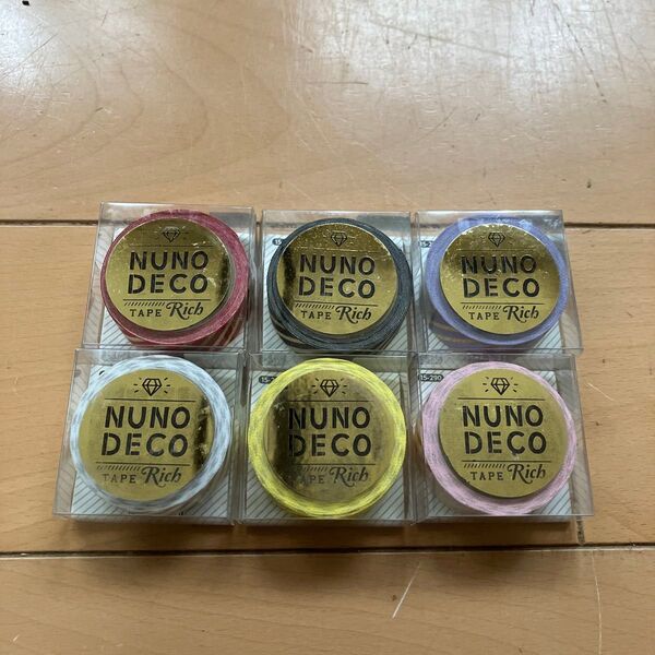 ヌノデコ KAWAGUCHI (カワグチ) 手芸用品 NUNO DECO ヌノデコテープ リッチストライプ ホワイト