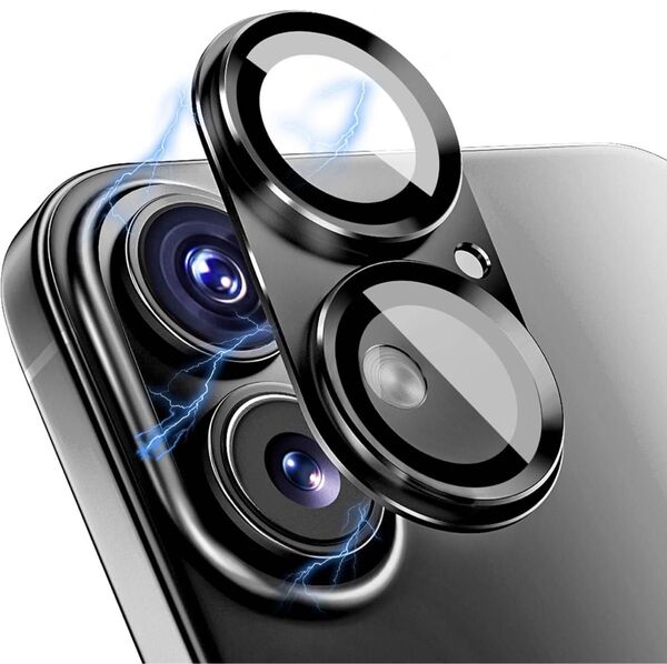 OAproda カメラフィルム iPhone16 用 カメラ保護 カメラカバー レンズ保護 【アルミ合金一体感】