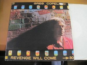 Greg Copeland - Revenge Will Come /Jackson Browne/Rick Vito/洋楽/ロック/85579/UK盤LPレコード