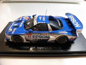  Epson NSX super GT*05 No.32 [ EBBRO 1/43 minicar ]