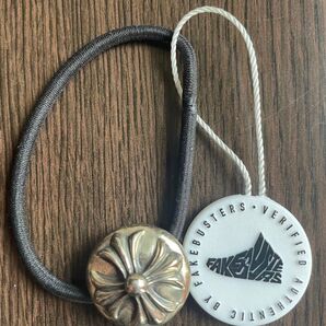 クロムハーツ ヘアゴム Chrome Hearts Hair Band # 2 Cross Bracelet "Black"