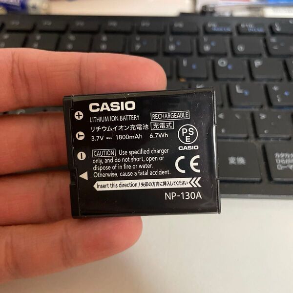 【動作確認済】返金保証 中古 純正品 デジカメ用バッテリー CASIO NP-130A