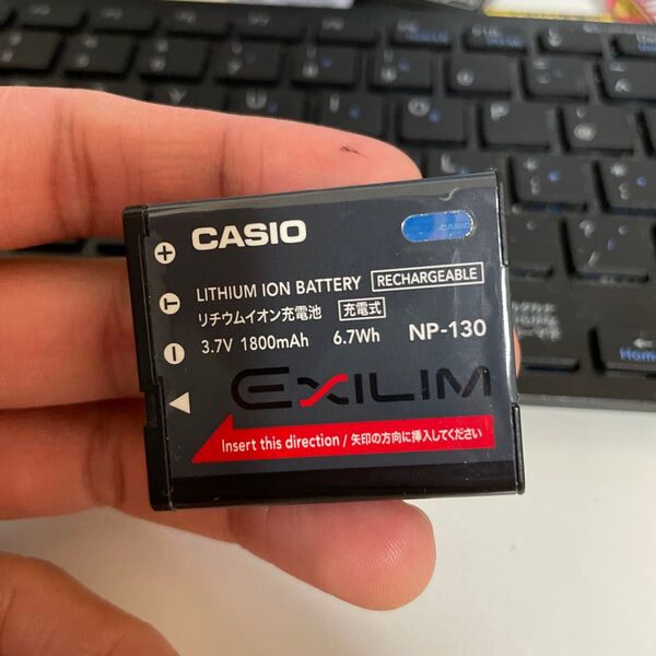 【動作確認済】返金保証 中古 純正品 デジカメ用バッテリー CASIO NP-130