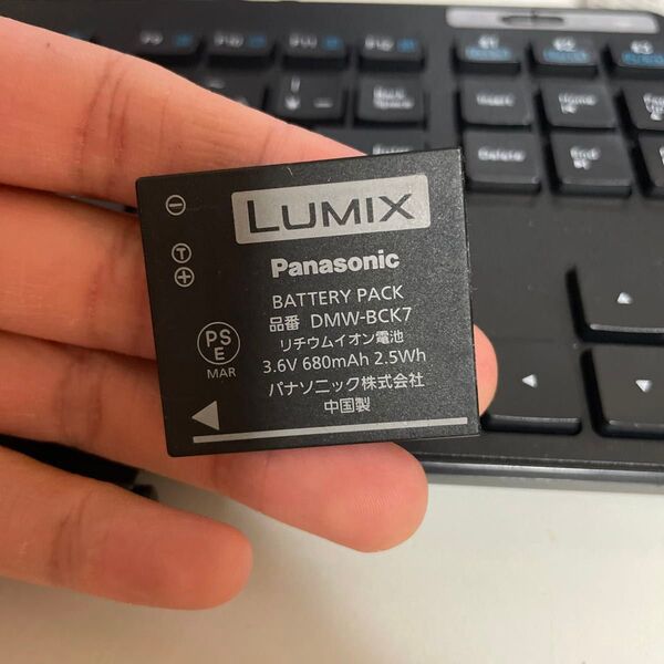 【動作確認済】返金保証 中古 純正品 デジカメ用バッテリー Panasonic DMW-BCK7
