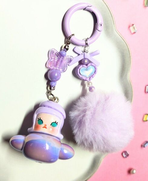 かわいい飛行機モリーのキーホルダー、ポップマート▲価格相談歓迎▲