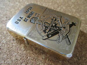 ZIPPO [U.S.A.*JAPAN AT WAR!SUBMARINE BASE PEARL HARBOR 1941 replica ]2006 month 3 month manufacture pearl ... oil lighter Zippo waste version ultra rare 