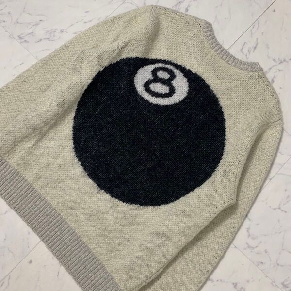 stussy 8Ball HeavyBrushed Mohair Sweater