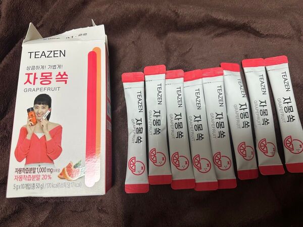 TEAZEN グレープフルーツ味 5g×8本
