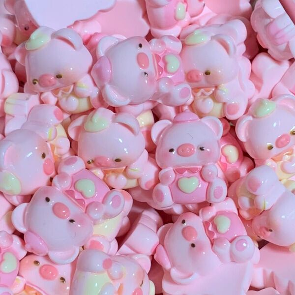 NO.324 1個40円 デコパーツ ハンドメイド 素材 資材