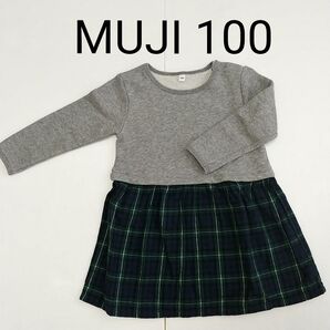 MUJI キッズ長袖チュニック 100cm