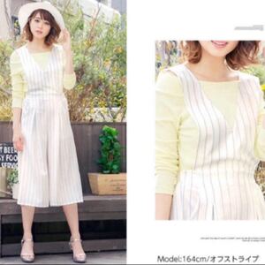 オールインワン ロンパース サロペット ガウチョ ワイドパンツ 春服 ワンピース